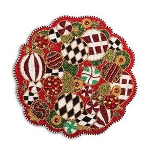 Mackenzie-Childs Jolly Ornaments Placemat